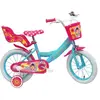 Vélo Enfant Fille 16" Princesse Des Sables - 5 à 7 ans - Bleu & Rose, ...