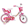 Eden Bikes UNICORN-16 vélo Enfant Licorne Fille, Blanc & Rose, 16''