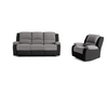 LOUNGITUDE Ensemble de Canapés Relaxation manuel 3 places et 1 place M...