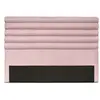 LOUNGITUDE Tête de lit en tissu luca - Rose, Largeur - 140 cm - Vieux rose