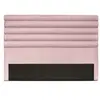 LOUNGITUDE Tête de lit en tissu luca - Rose, Largeur - 160 cm - Vieux rose