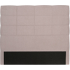 LOUNGITUDE Tête de lit en tissu willy - Rose, Largeur - 160 cm - Vieux rose