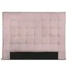 LOUNGITUDE Tête de lit en tissu rose MEGAN 140 cm