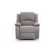 LOUNGITUDE Usinestreet - relaxxo - Fauteuil Relaxation 1 place Microfibre Grise leo