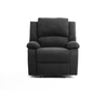 Loungitude - relaxxo - Fauteuil Relaxation 1 place Microfibre Noire leo