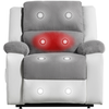 LOUNGITUDE Fauteuil Relax, Polyuréthane (PU), L88 xP93x H98cm