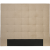 LOUNGITUDE Tête de lit capitonnée en tissu MEGAN - 142 x 7 x 120 cm - Usinestreet