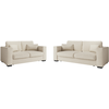 LOUNGITUDE Ensemble canapés 2 places et 3 places belami en tissu - beige BELAMI