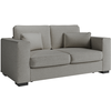 LOUNGITUDE Canapé droit fixe 2 places BELAMI en tissu - 181 x 93 x 86 cm - Usinestreet