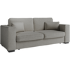 LOUNGITUDE Canapé droit fixe 3 places BELAMI en tissu - 231 x 93 x 86 cm - Usinestreet