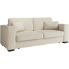LOUNGITUDE Canapé droit fixe 3 places BELAMI en tissu - 231 x 93 x 86 cm - Usinestreet