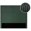 LOUNGITUDE Tête de lit NUMA en velours côtelé - Vert foncé - Largeur 160 cm