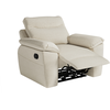 Loungitude - Fauteuil de relaxation manuel ross en tissu - Beige