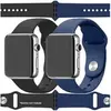 Bracelet IBROZ Apple Watch SoftTouch 40/41mm noir+bleu