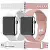 Bracelet IBROZ Apple Watch SoftTouch 40/41mm blanc+rose