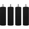Fdl-mg Jeu de 4 pieds CYLINDRIQUE o : 70 mm - hauteur : 200 mm - vis d...