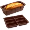 Lot de 1 Flexi'Moule Cake et 1 Flexi'plaque 6 petits cakes en silicone...
