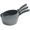 Lot 3 Casseroles avec revêtement Dur comme la pierre 16, 18 et 20 cm M...