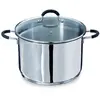 Mathon Marmite haute en inox 18 8 avec couvercle Rapid Cook 26 cm 8,5 ...