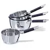 Set 4 casseroles inox Rapid Cook 14, 16, 18 et 20 cm Mathon
