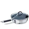 Sauteuse antiadhésive inox et couvercle Rapid Cook 24 cm Mathon