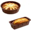 Lot de 2 Flexi'Moules en silicone - 1 cake 24 cm et 1 rond 24 cm Matho...