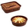 Lot de 2 Flexi' Moules en silicone - 1 rectangle 28 cm et 1 rond 24 cm...
