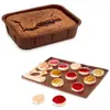 Lot de 1 Flexi'Moule rectangle et 1 plaque de cuisson en silicone Math...