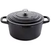 Mathon Cocotte légère ronde en fonte d'aluminium 24 cm 4,5 L coloris n...
