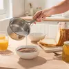 Petite casserole inox 2 becs verseurs 12 cm Mathon