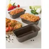 Set 3 mini moules à cake acier revêtu 15,5 cm Mathon