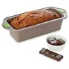Rigiflex Moule à cake silicone structure acier 24 cm Mathon