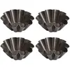 4 Moules à brioches individuels 8 cm Gobel