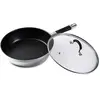 Sauteuse antiadhésive inox et couvercle Rapid Cook 28 cm Mathon