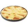 Moule à tarte acier revêtu antiadhérent bords cannelés 28 cm Mathon