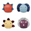 Little Big Friends Set de 4 balles doudous Les Doodballs Les Amis Dinos