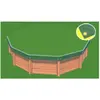 Bâche hiver Eco verte compatible piscine Ubbink Océa 430