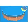 Piscineo - Bâche hiver Eco bleue compatible piscine modèle Thalassa