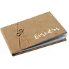 Livre d'or jute 64 pages 24 x 16,5 cm