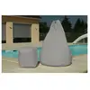 Pouf Poire Gris - Ø 80 cm - Hauteur 120 cm - Style Contemporain