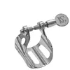 Bg L27mj - Ligature Jazz Plaquée Argent - Saxo Alto/Ténor Bec Métal