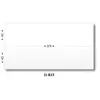 Produit Neutre 1000 Etiquettes doubles d'affranchissement 175x(2x45)