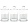 3 DRAGEOIRS PVC 6 X 4 CM  Transparent