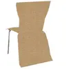 Lot de 3 Housses de chaise en JUTE naturel