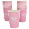 Lot de 10 Gobelets Princesse roses