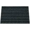 ID Mat Tapis grattant solido tout'temps - 60 x 40 cm - noir moucheté gris