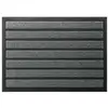 ID Mat Tapis combi absorbant grattant gris - 40 x 60 cm