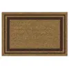 IDMAT Tapis paillasson grattant COCO Naturel Bordures Marron 40x60cm