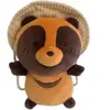Peluche Lyo Tanuki Chapeau Kawaii 30 cm
