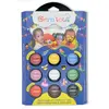 OZ International Palette de maquillage à l'eau GRIM'TOUT Carnaval - Enfant - 9 couleurs assorties